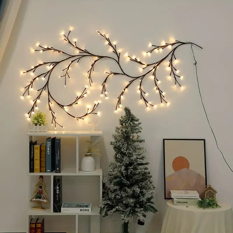 Birch Tree LED Lights - Rattan Christmas Decoration Night Light