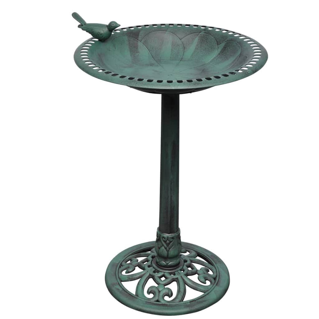 Bird Bath with Decorative Bird - Simple deals