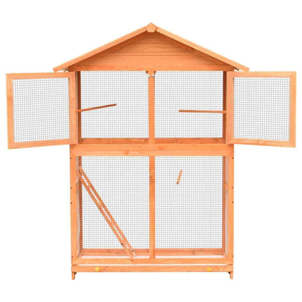 Bird Cage Solid Pine & Fir Wood S