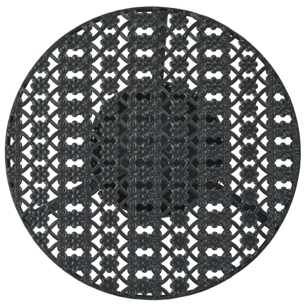 Bistro Table Black Metal