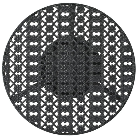 Bistro Table Black Metal