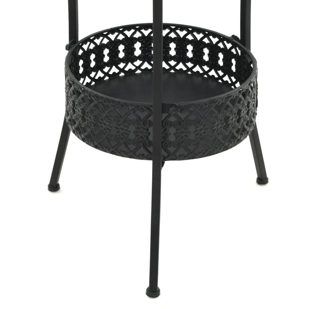 Bistro Table Black Metal