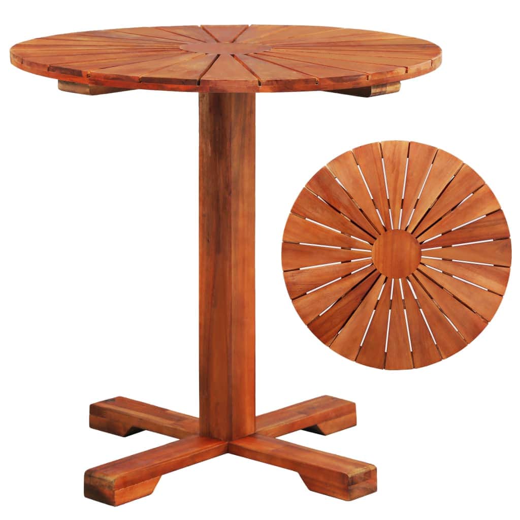 Bistro Table, Solid Acacia Wood - Simple deals