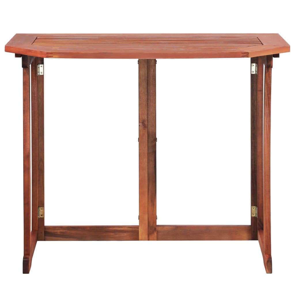 Bistro Table Solid Acacia Wood Brown