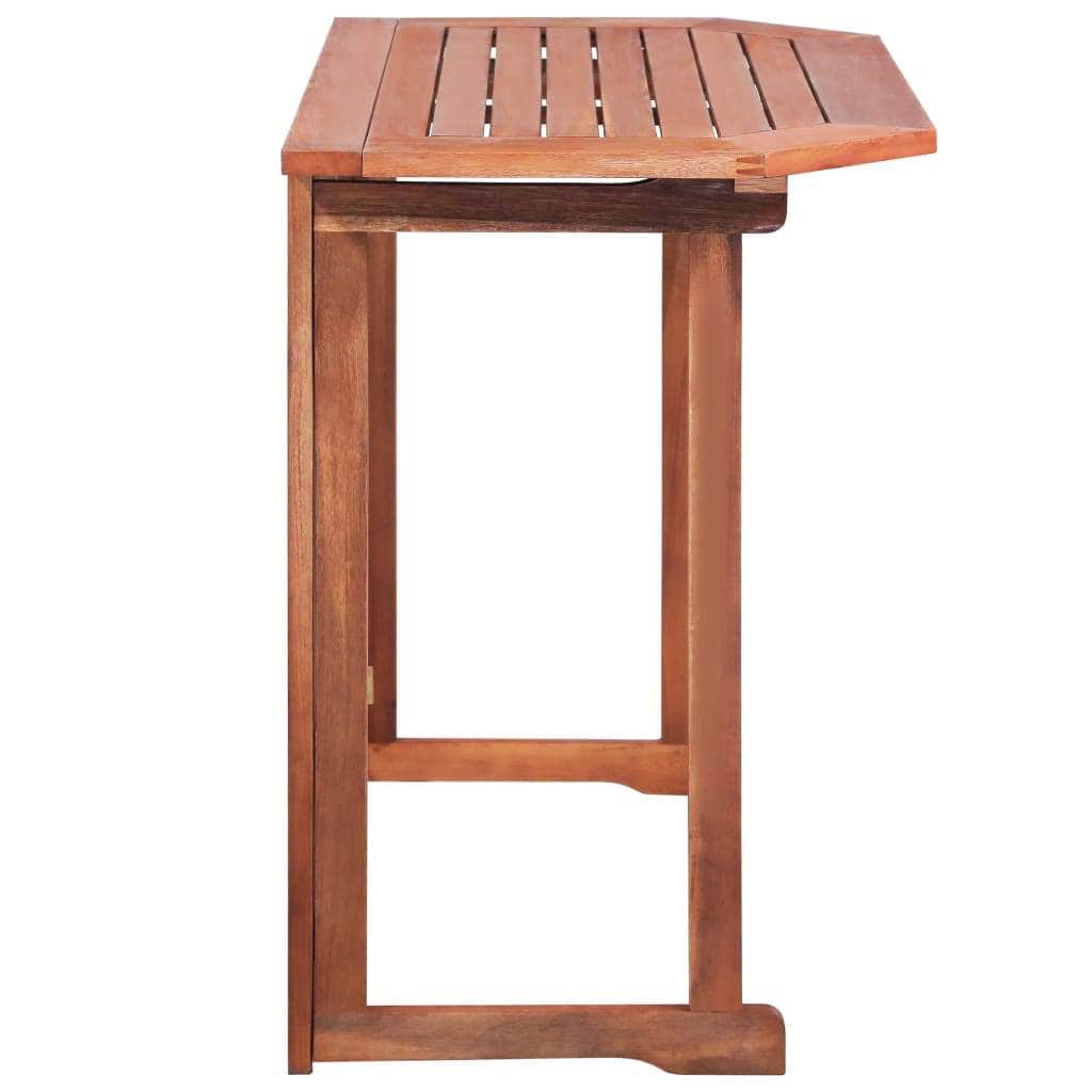 Bistro Table Solid Acacia Wood Brown