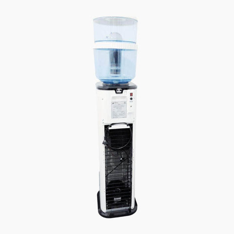 Black And White Hot And Cold Water Dispenser With Filter Bottle - Lg Compressor