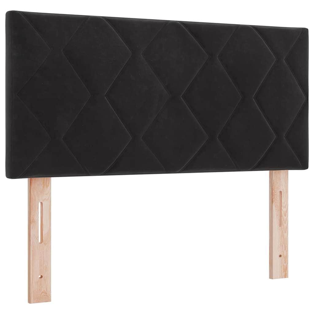 Black and White King Single Box Spring Bed with Durable Fabric Frame
