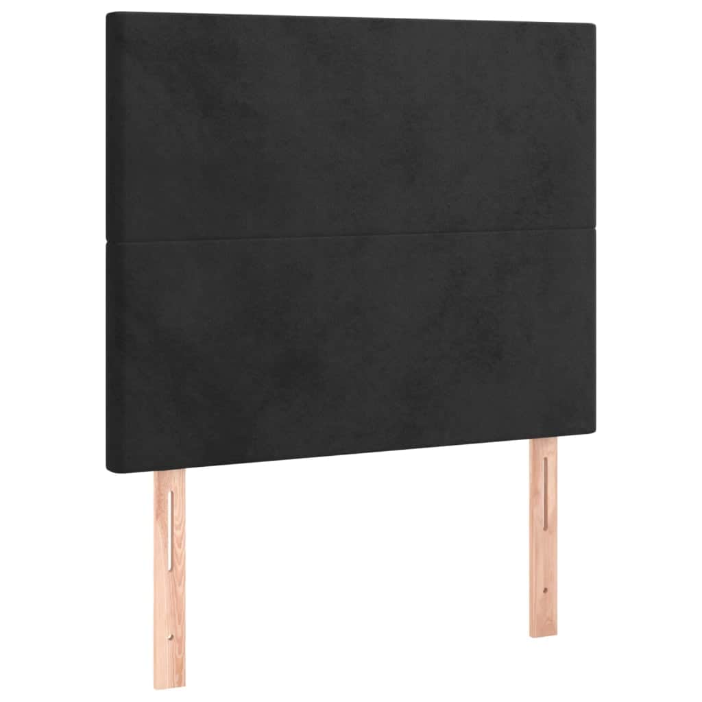 Black Box Spring Bed with LED Pocket Spring Fabric Mattress King Single