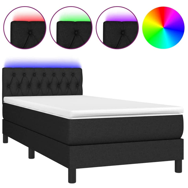 King Single Box Spring Bed with Pocket Spring Mattress