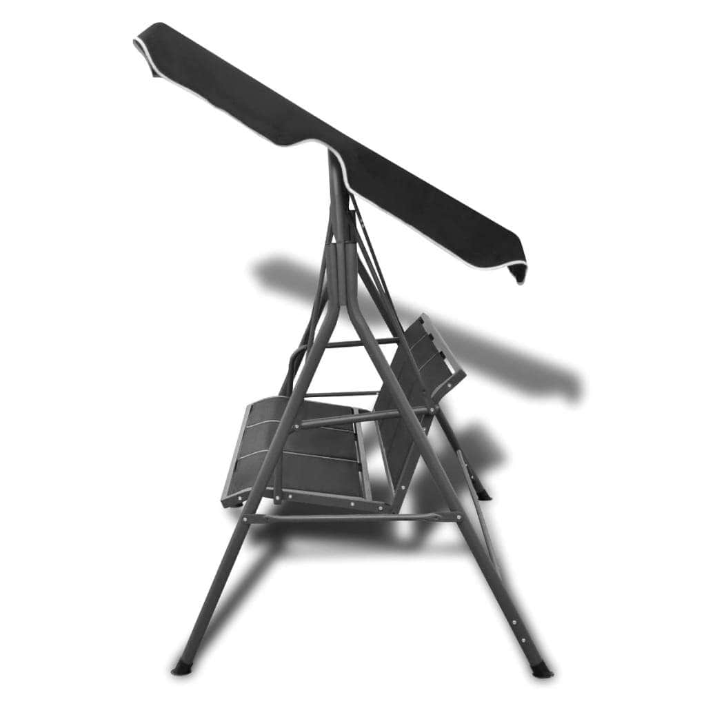 Black Garden Swing Chair