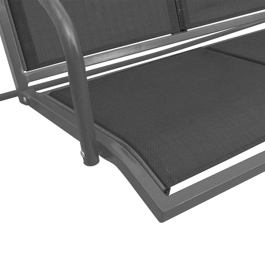 Black Garden Swing Chair