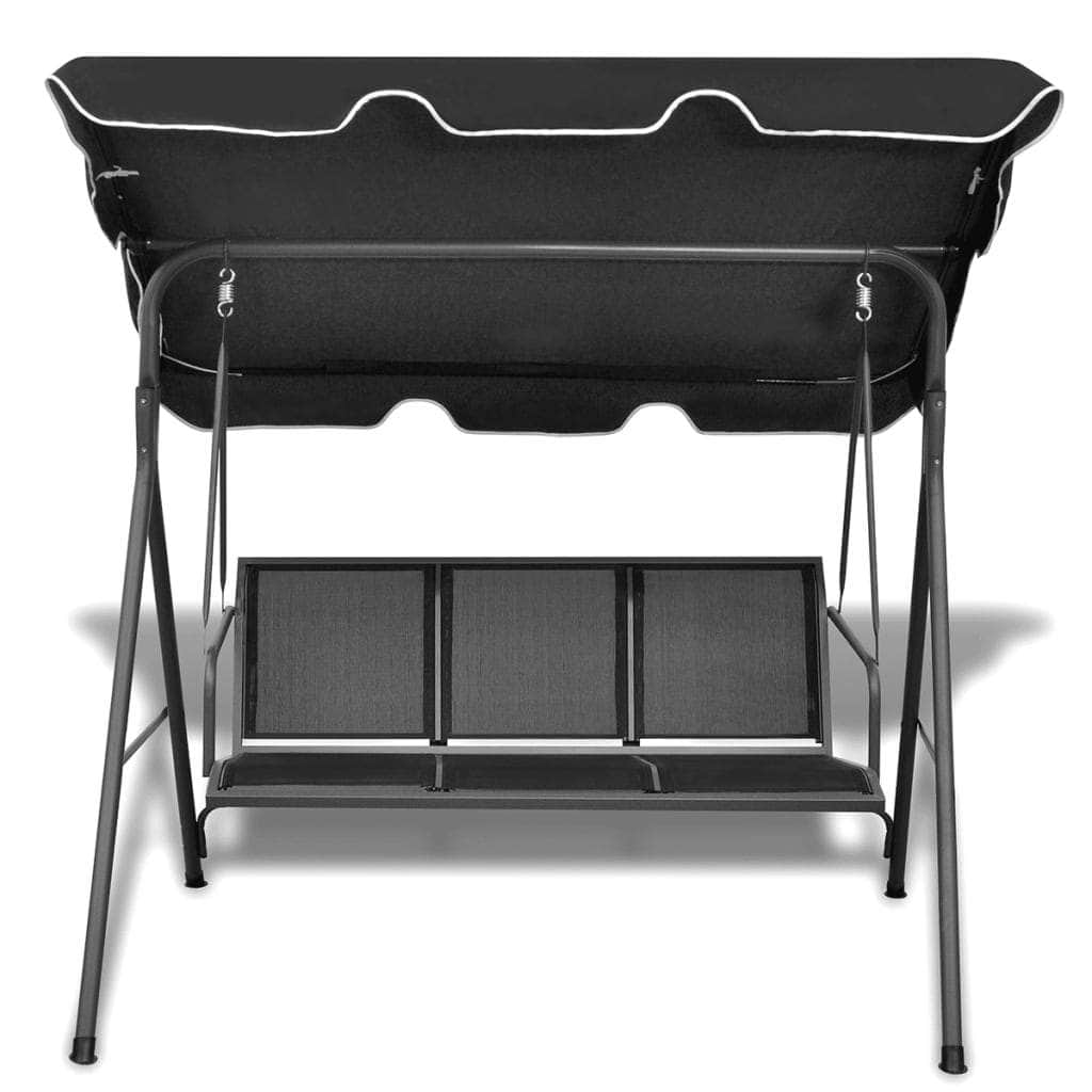 Black Garden Swing Chair - Simple deals