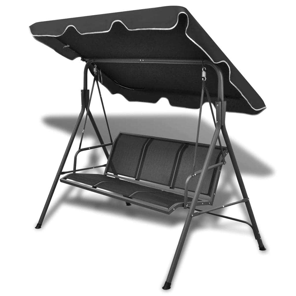 Black Garden Swing Chair - Simple deals