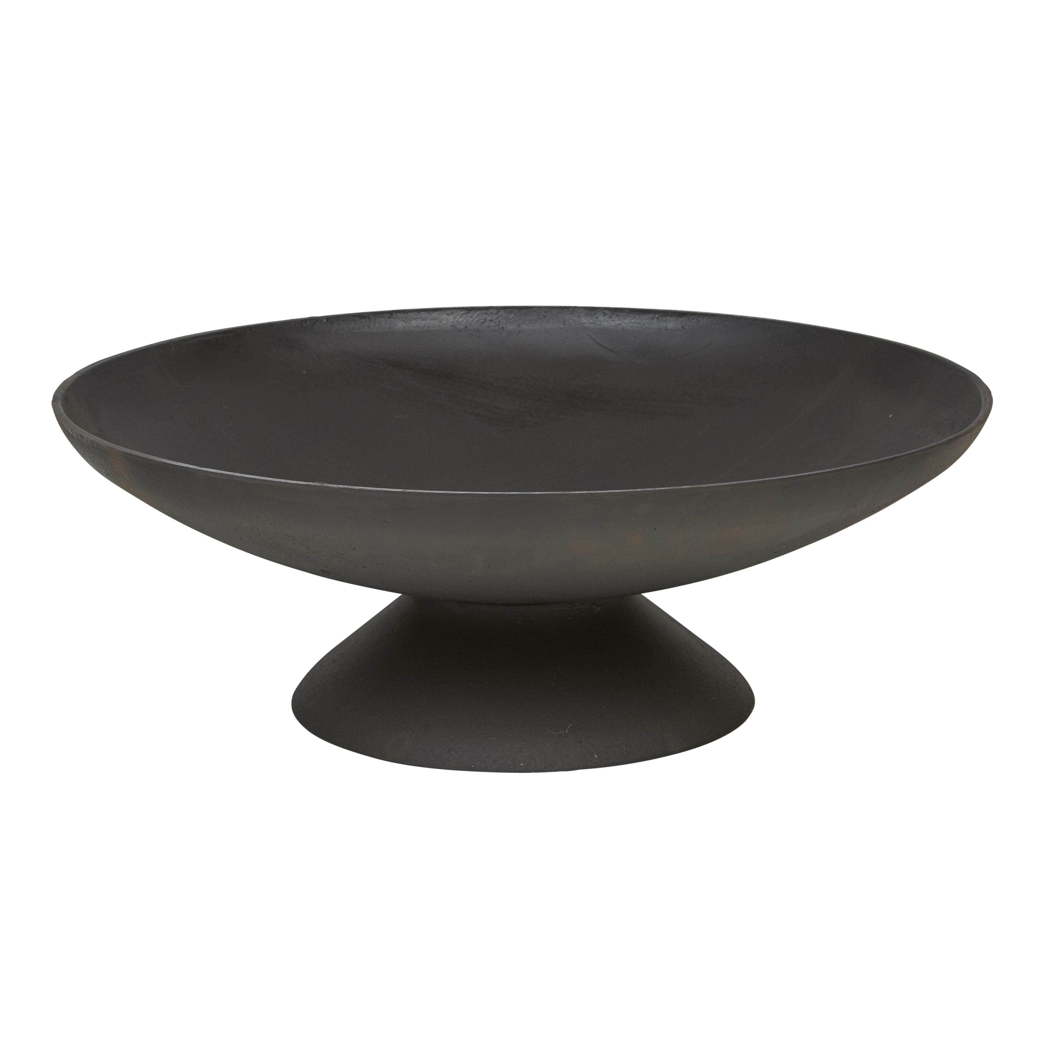 Black Lassen Cast Iron Fire Pit Outdoor