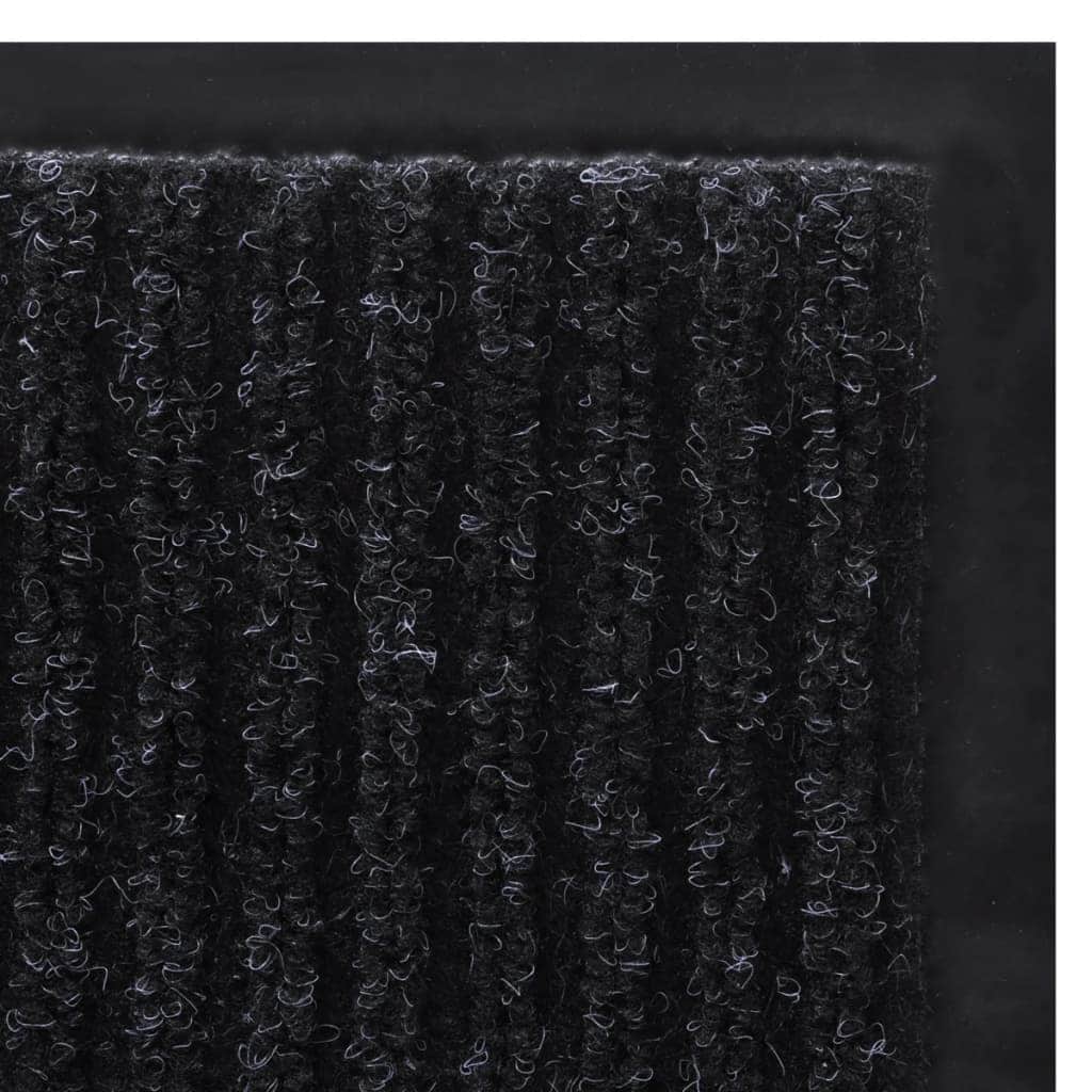 Black PVC Door Mat L | Black colour
