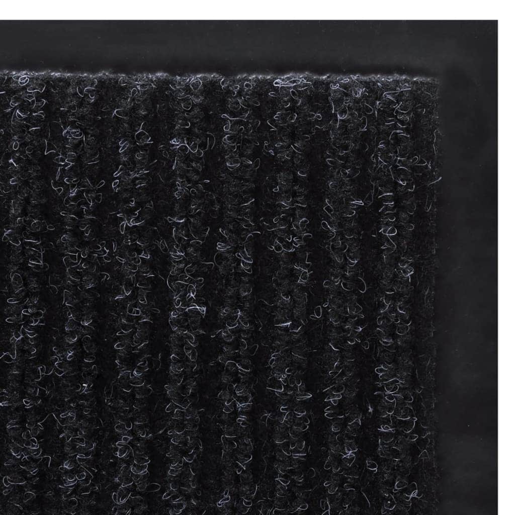 Black PVC Door Mat  S