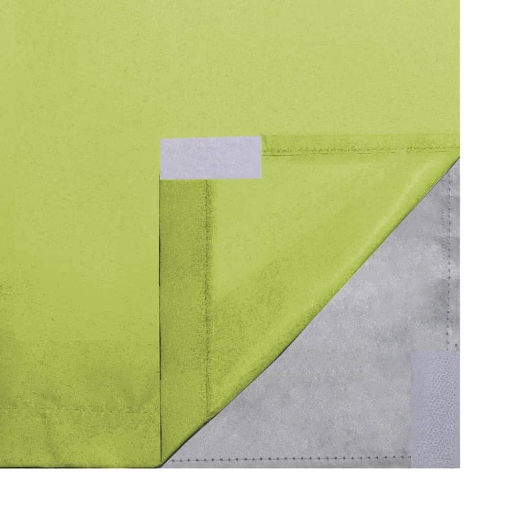 Blackout Curtains 2 pcs Double Layer  Green