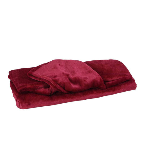 Blanket Hoodie Adult Sweatshirt Burgundy