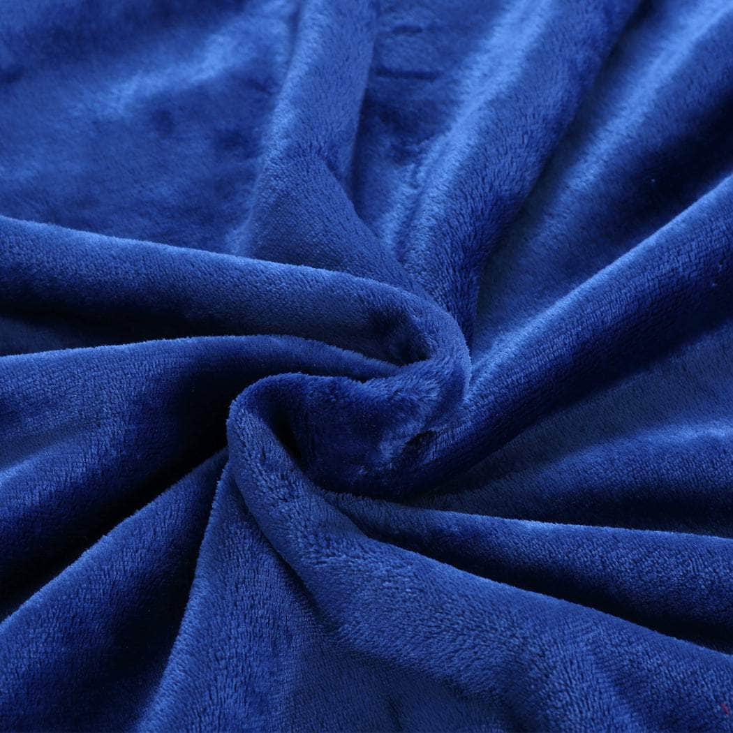 Blanket Hoodie Adult Sweatshirt Navy Blue