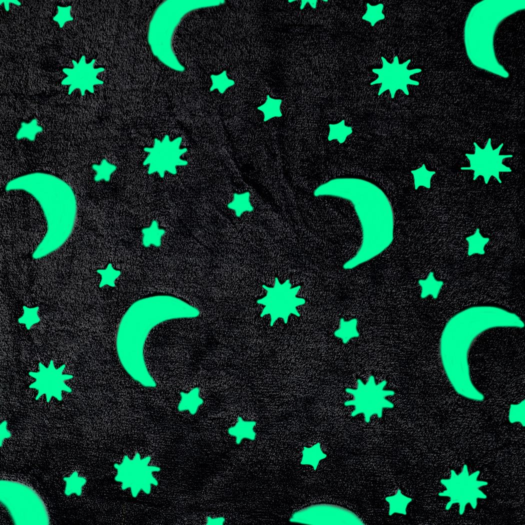 Weighted Blankets - Blanket Soft Warm Large Sofa Flannel Glow in the Dark L/M