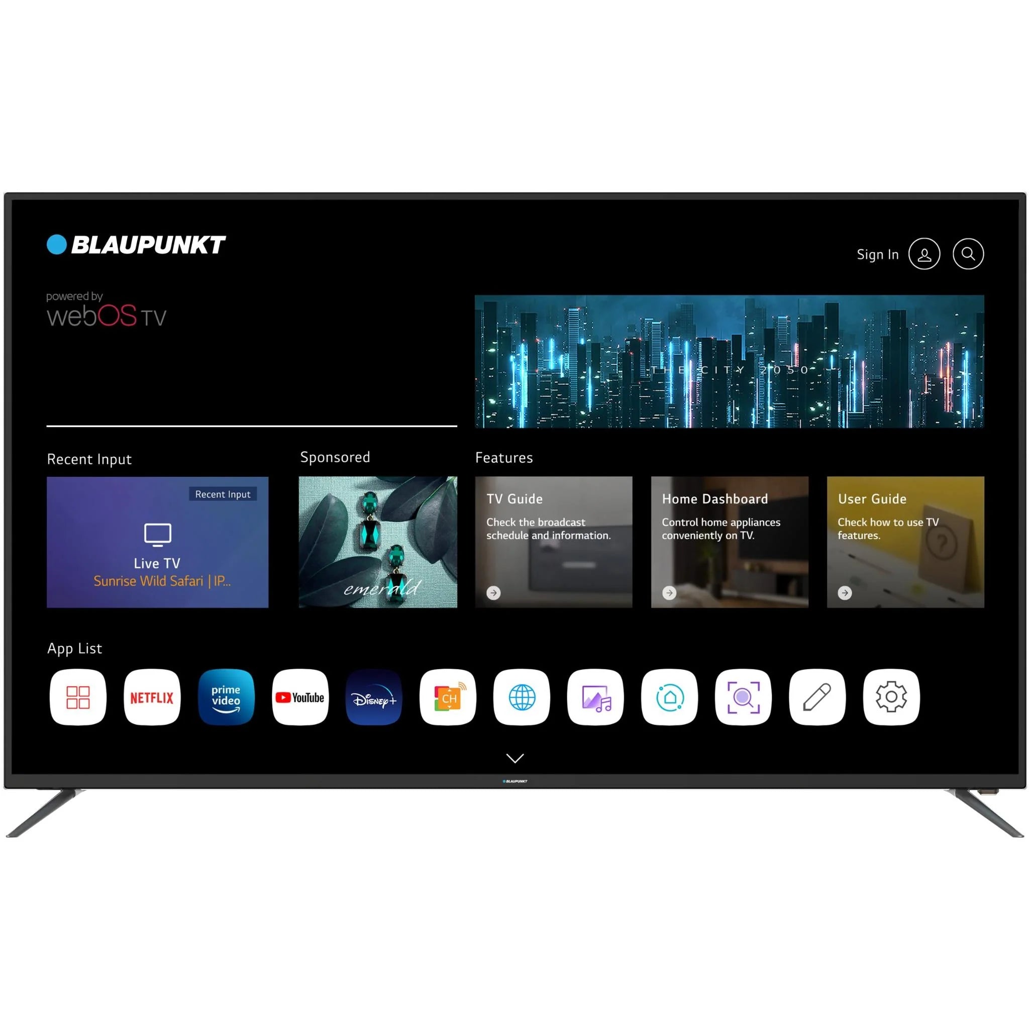 Blaupunkt 58" 4K UHD HDR Smart LED TV