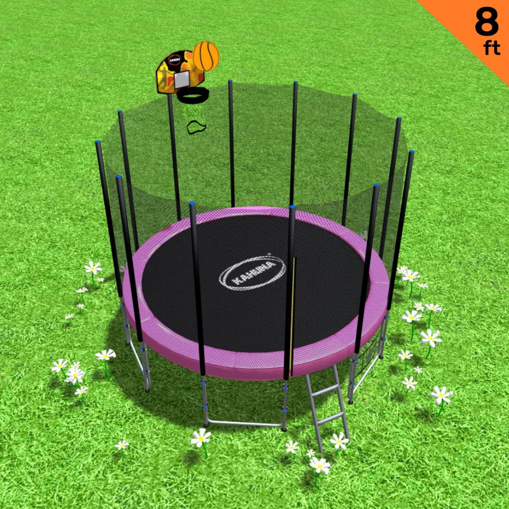 Trampoline Pink Net Pad 135x20x20cm