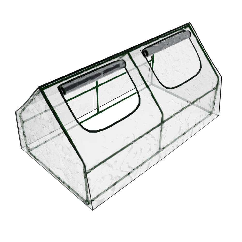 BlossomHaven: Compact 180x90x90cm Greenhouse Garden Shed
