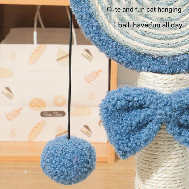 Blue Durable Mushroom Cat Scratching Post