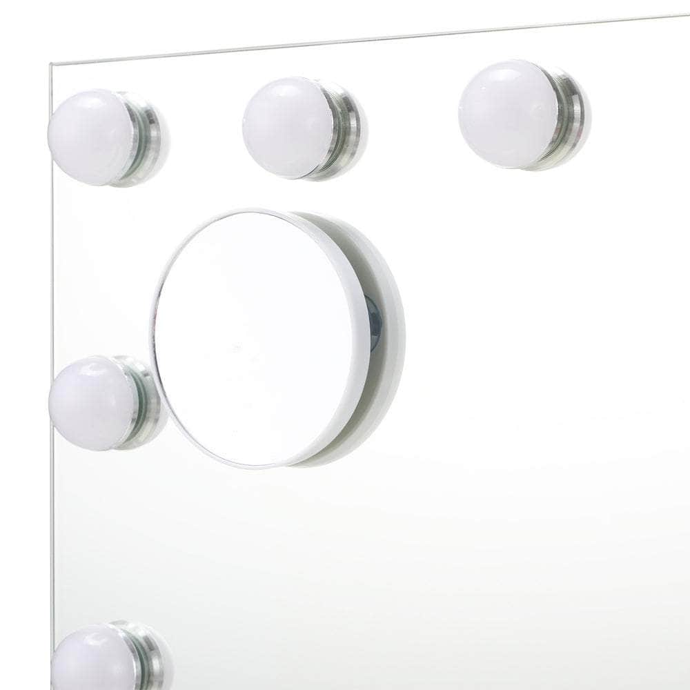 Bluetooth Hollywood Makeup Mirror LED 60x52cm