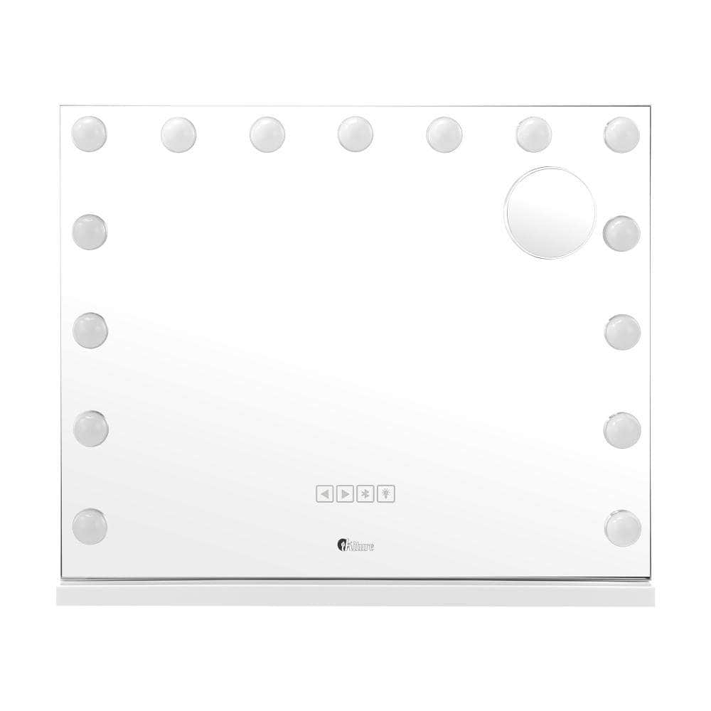 Bluetooth Hollywood Makeup Mirrors with LED Light 58x46cm Vanity Mirror