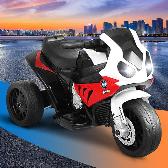 Ride On Car - BMW Kids Ride On Motorbike Electric Police Bike Motorcycle Police Car Toy Gift