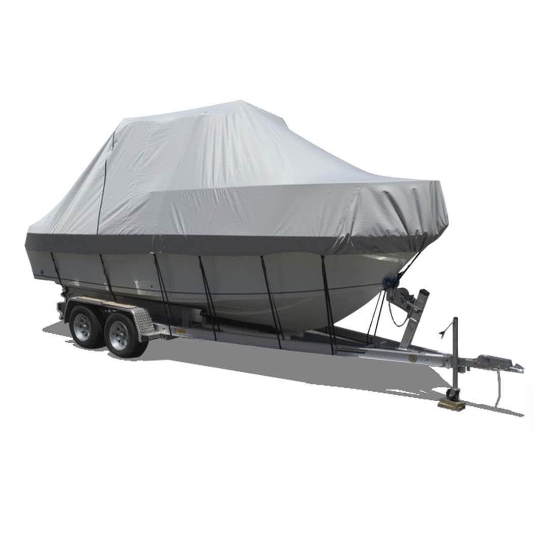 Boat Cover 17FT-19FT Jumbo Trailerable Grey