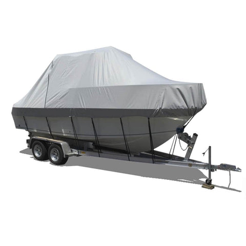 Boat Cover 17FT-19FT Jumbo Trailerable Grey