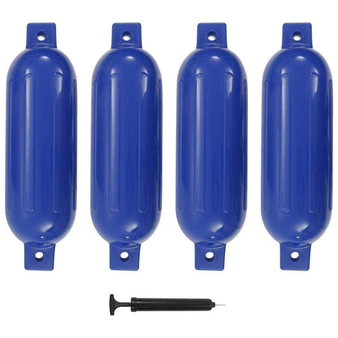 Boat Fender 4 pcs Blue PVC