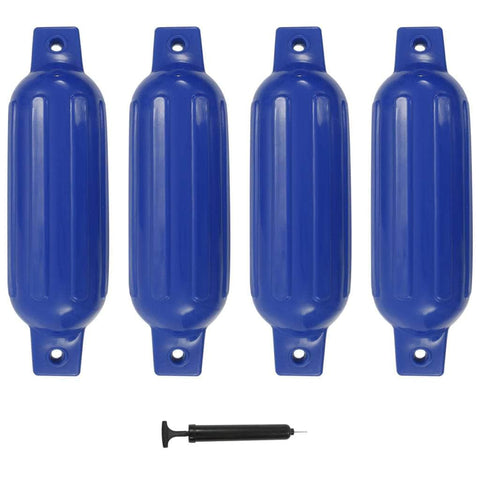 Boat Fender 4 pcs Blue PVC