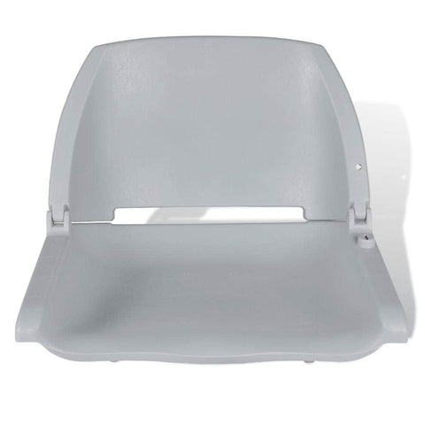 Boat Seat Foldable Backrest No Pillow Grey