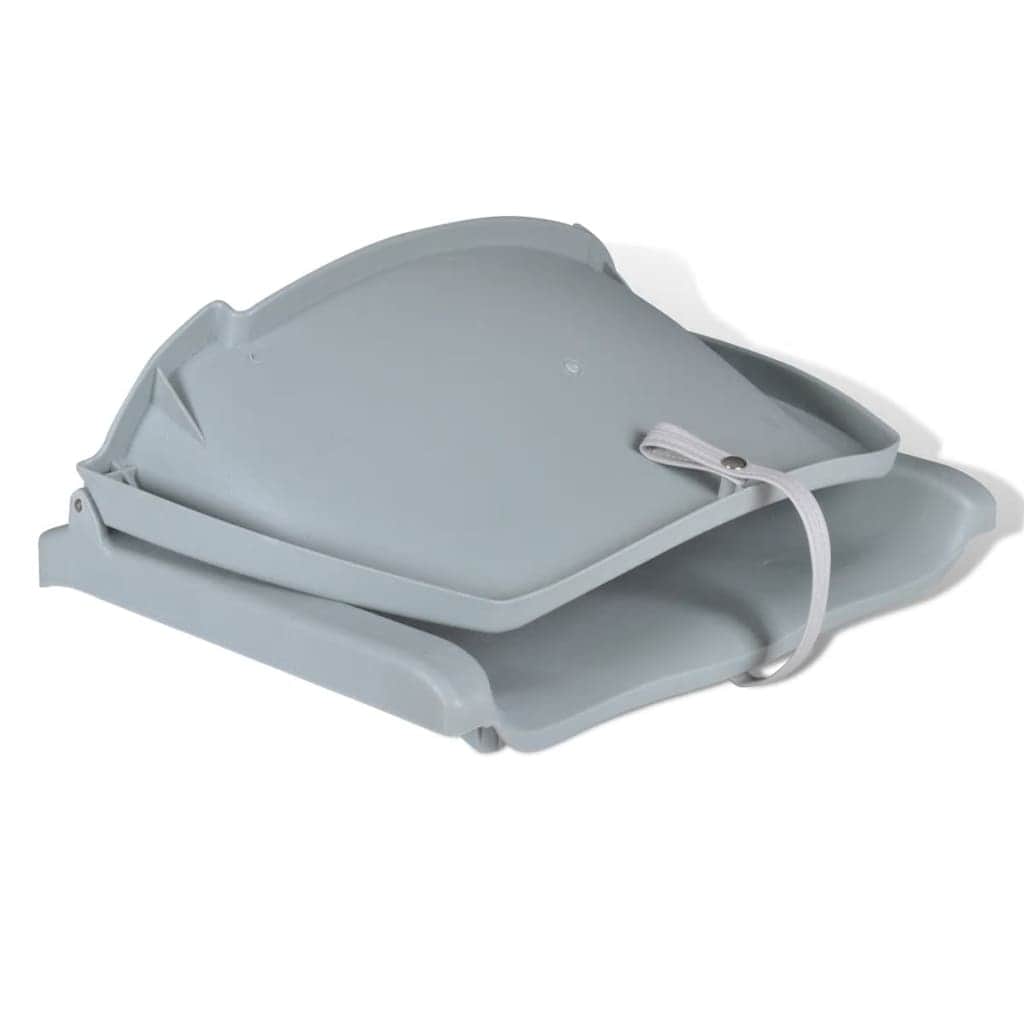 Boat Seat Foldable Backrest No Pillow Grey