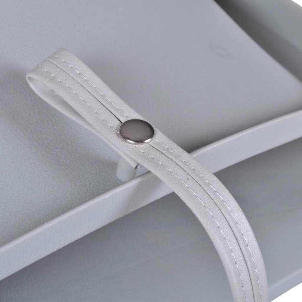 Boat Seat Foldable Backrest No Pillow Grey