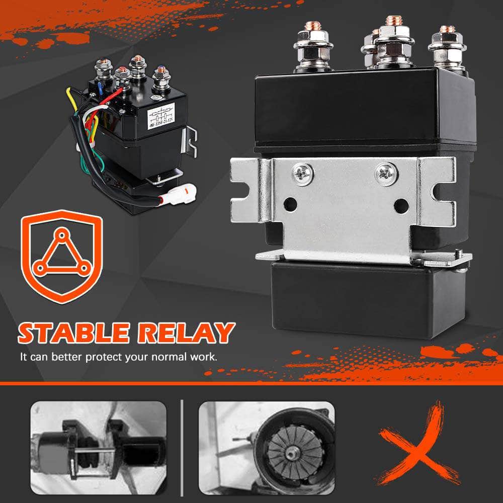 Boat Trailer Essential: 12V Electric Winch with Synthetic Rope