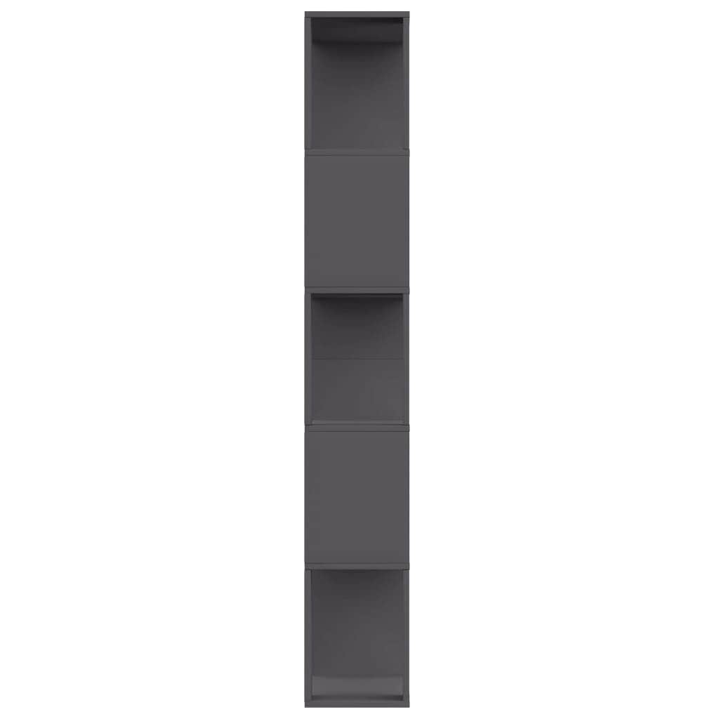 Book Cabinet/Room Divider  Grey Chipboard