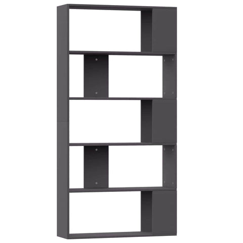 Book Cabinet/Room Divider  Grey Chipboard