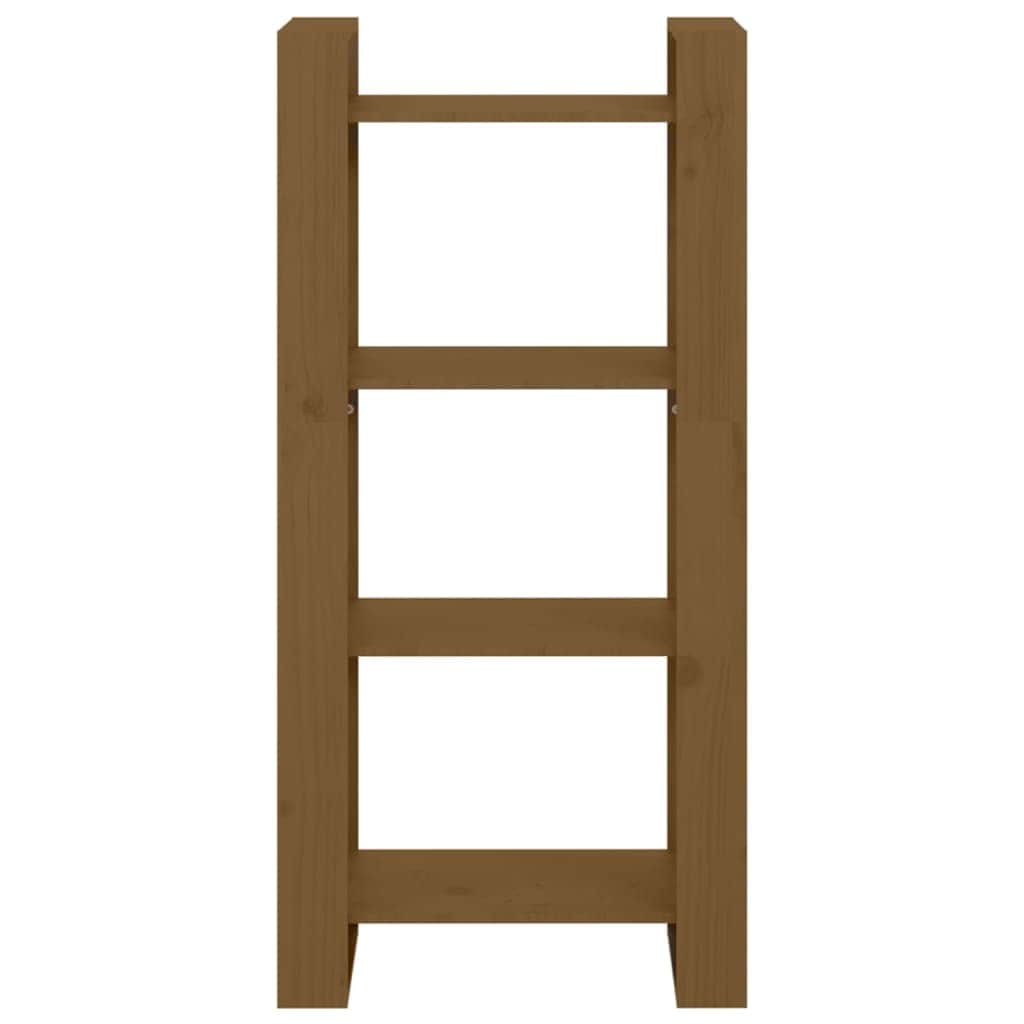 Book Cabinet/Room Divider Solid Wood Honey Brown