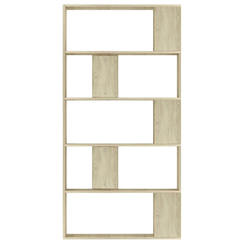 Book Cabinet/Room Divider Sonoma Oak  Chipboard
