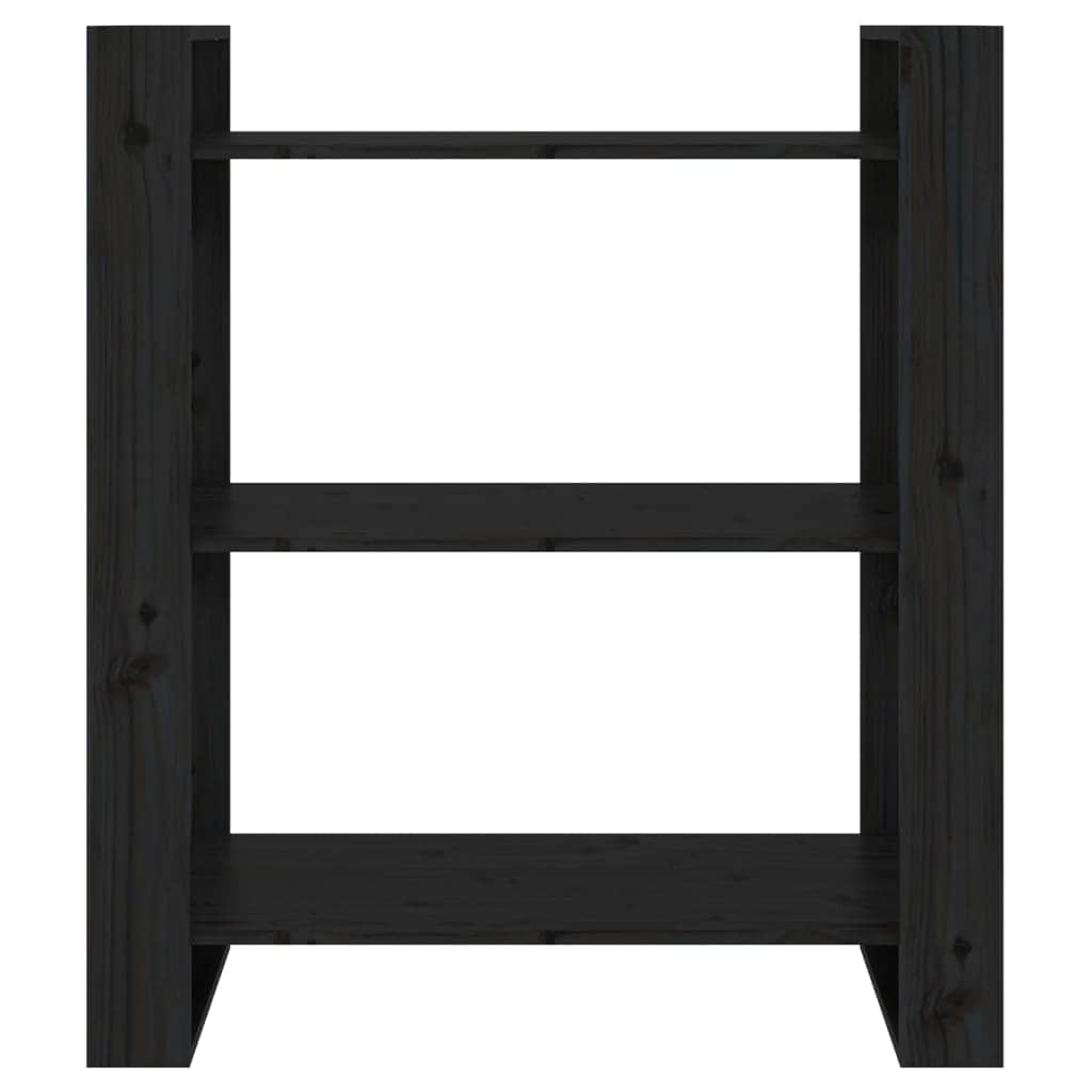Book Cabinet/Room Divider White/Black/Brown/Natural Solid Wood Pine