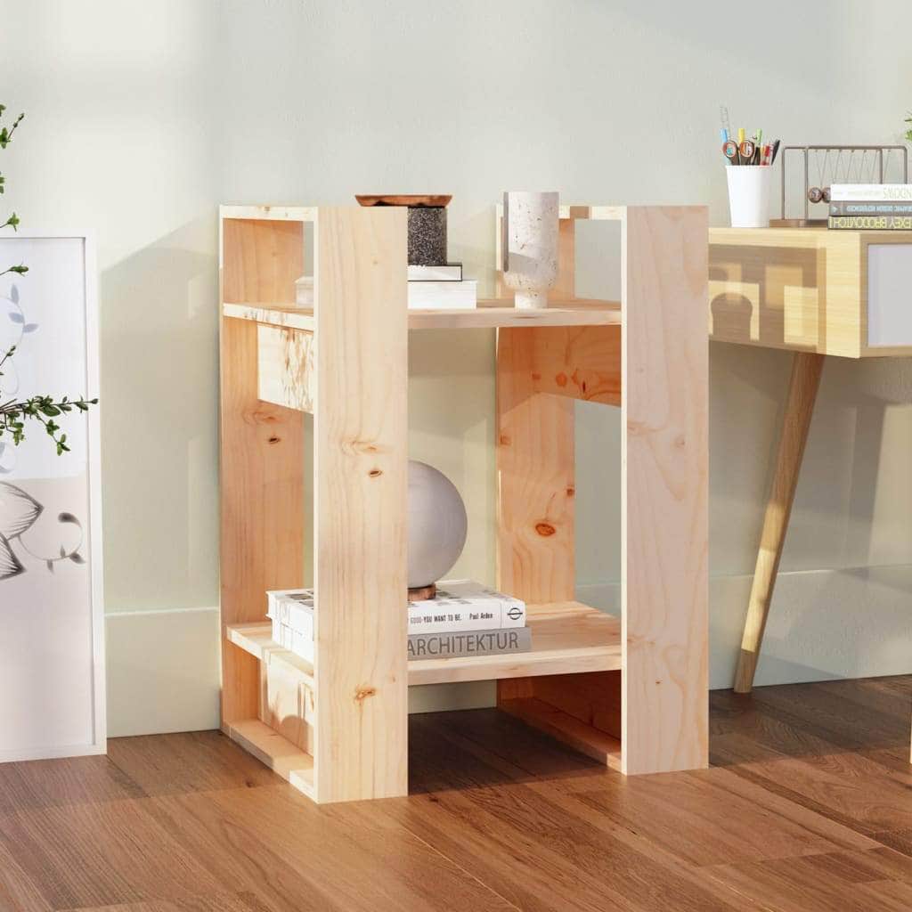 Book Cabinet/Room Divider White/Black/Honey Brown/Oak Solid Wood Pine