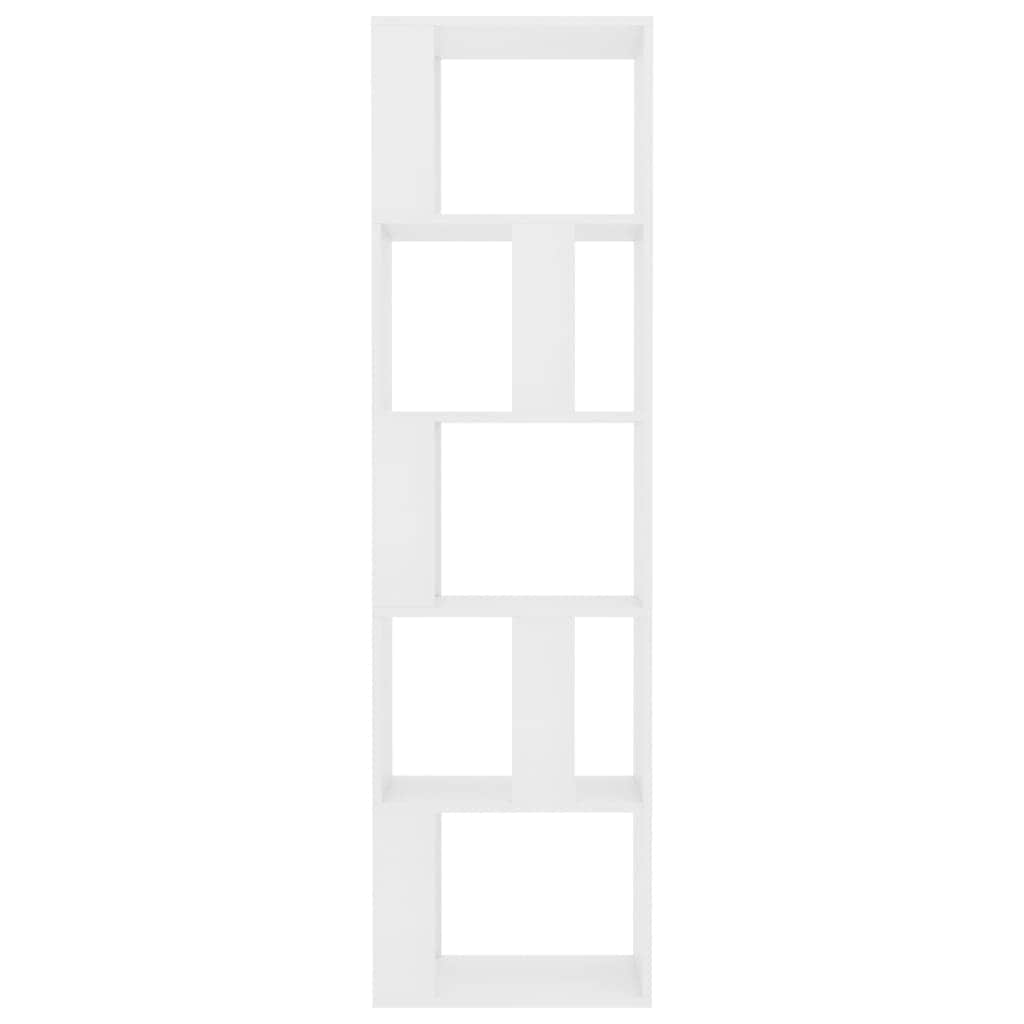 Book  Cabinet/Room Divider White Chipboard