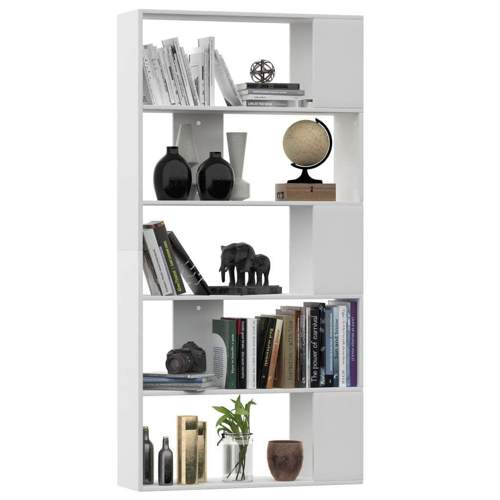 Book Cabinet/Room Divider White  Chipboard