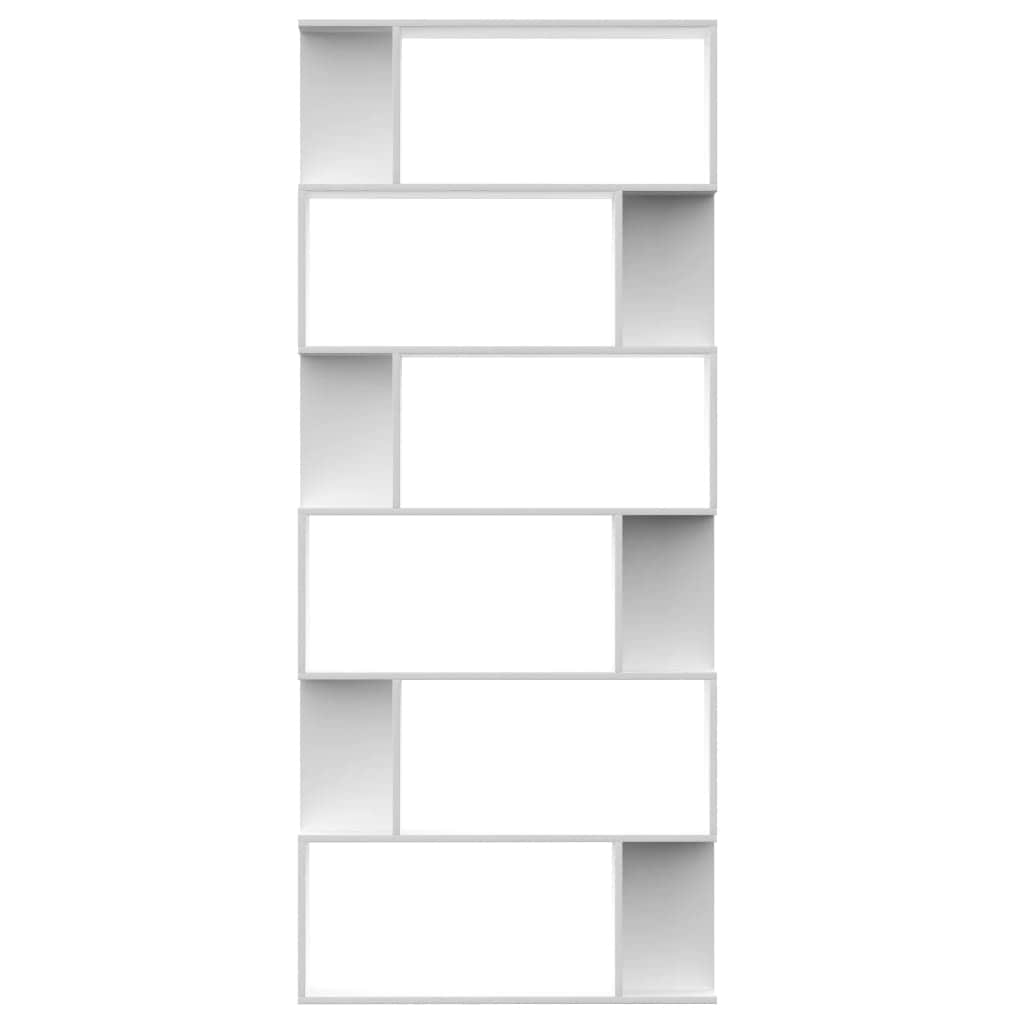 Book Cabinet/Room Divider  White Chipboard