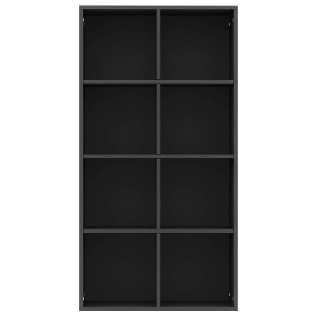 Book Cabinet/Sideboard Black Chipboard