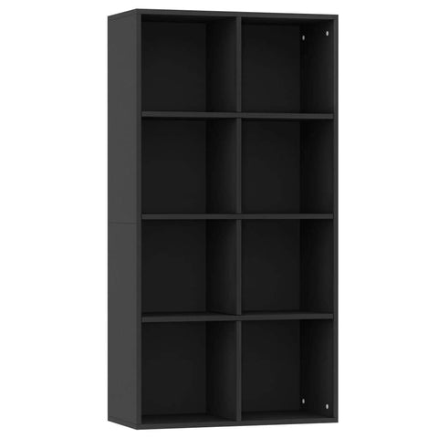 Book Cabinet/Sideboard Black Chipboard